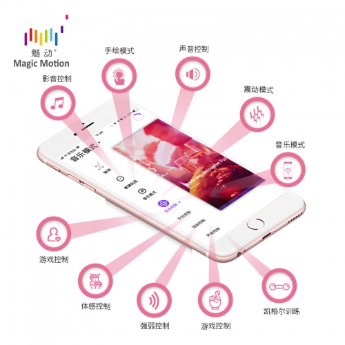 跳蛋-魅動-魅動精靈 APP遠程智能遙控跳蛋 異地互動 共震多頻率